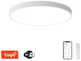 Brilagi - LED stmievateľné svietidlo POOL SMART LED/128W/230V Ø 100 cm Wi‑Fi Tuya biela s diaľkovým ovládaním