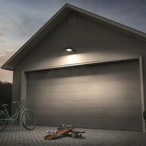 LED vonkajší reflektor so snímačom LED/50W/230V 4500K IP65 čierny