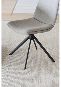 Béžové otočné jedálenské stoličky v súprave 2 ks Lowell - Rowico