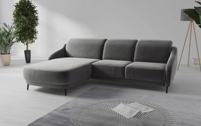 XXXLutz ROHOVÁ SEDAČKA, textil, sivá Sit & More - Sedačky - 000144024126