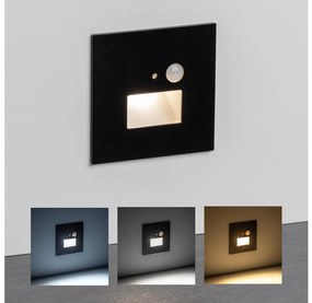 Brilagi -LED Schodiskové svietidlo so senz. LED/1,5W/230V 3000K/4000K/6500K čierna BG1501