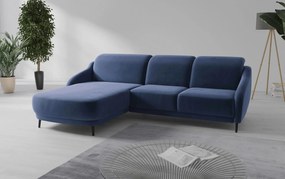 XXXLutz ROHOVÁ SEDAČKA, textil, modrá Sit & More - Sedačky - 000144024107