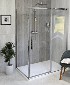 Polysan Polysan, ALTIS obdĺžniková sprchová zástena 1300x1000mm L/P varianta, AL4015CAL6115C
