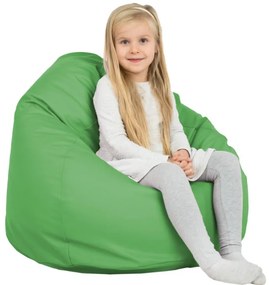 Sedací vak SAKO zelený ekokoža