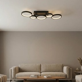 Toolight Toolight, LED stropné svietidlo, 35W, 4000K, 2000lm, APP1913-C, čierna, OSW-66060