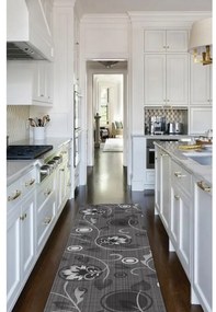 Sivý prateľný behúň 58x240 cm Rosie – Oyo Concept