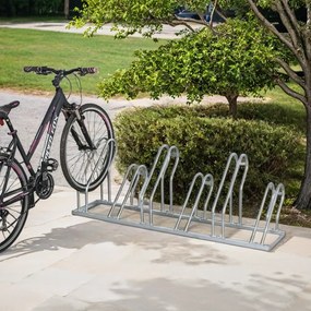 Jednostranný stojan na bicykle, 6 státí, na kotvenie