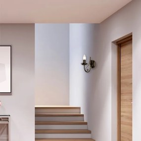 Nástenná lampa DONATO 1xE14x40W/230V patina