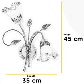 ONLI - Nástenné svietidlo LANCIA 2xE14/6W/230V