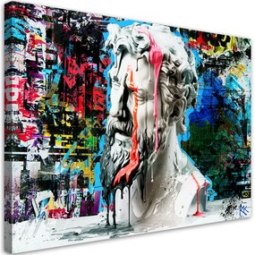 Gario Obraz na plátne Socha Poseidona Graffity Rozmery: 60 x 40 cm