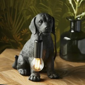 Endon 107365 - Stolná lampa PUPPY 1xE14/7W/230V čierna