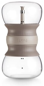 Svetlohnedá sklenená kanvica na čaj so sitkom 500 ml – Lékué