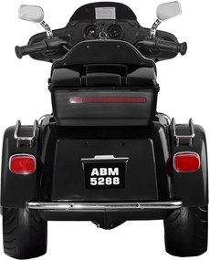 JOKOMISIADA Veľký akumulátorový motorkový chopper pre deti PA0254 čierny