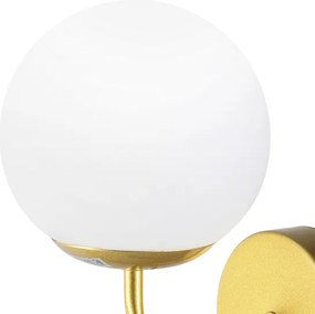 Brilagi - Nástenná lampa MALIVA 1xE14/15W/230V zlatá/biela
