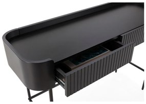 Čierny konzolový stolík 40x120 cm Willa – MOME