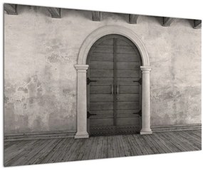 Obraz - Tajomné dvere (90x60 cm)