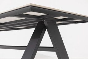 Doppler NOVA - záhradný hliníkový stôl 240 x 100 x 73,5 cm - 2. akosť (N588)