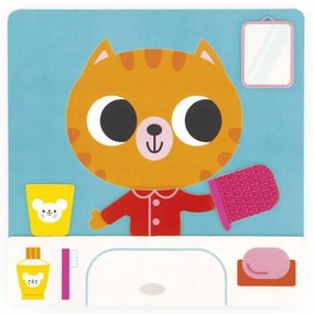 Magnetická vzdelávacia hra – denné činnosti s mačičkou