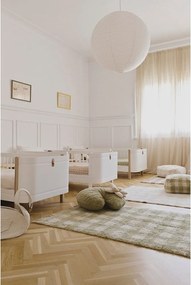 Zelený prateľný/ručne tkaný bavlnený detský koberec 90x120 cm Vichy – Lorena Canals