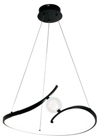 Závesné LED svietidlo Perla, 1x LED 34w, 4000k, b