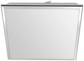 Sapho, SILVER stropné LED svietidlo 10W, 230V, 28x28cm, denná biela, chróm, AU461