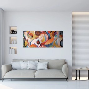 Obraz - Hudobný abstrakt (120x50 cm)
