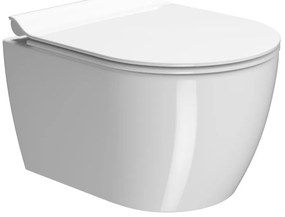 GSI GSI, PURA závisná WC mísa, Swirlflush, 46x36 cm, bílá ExtraGlaze, 880211