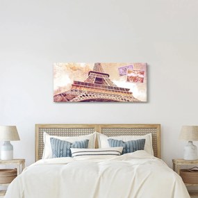 Obraz - Pohľad z Paríža (120x50 cm)