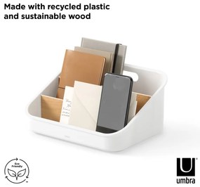 Biely plastový kúpeľňový organizér na kozmetiku Bellwood - Umbra