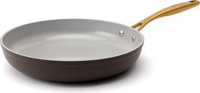 Elmich Nepriľnavá keramická panvica Zen Ø 26 cm – hnedozlatá