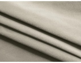 Béžová zamatová rozkladacia/s úložným priestorom pohovka 225 cm Hula – Makamii