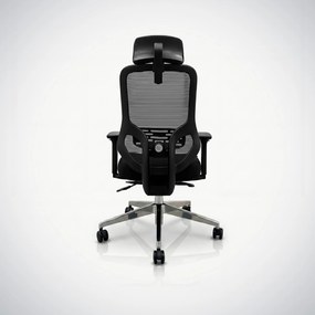 Ergonomická kancelárska stolička so sieťovinou čierna AXIS