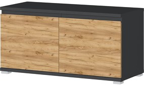 Skrinka na topánky v dekore duba s lavicou Lissabon - Germania