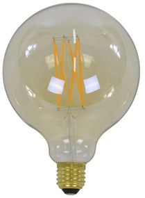 Filament LED žiarovka 84-67 Ø12,5cm Amber glass