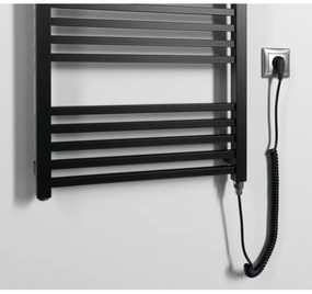 Sapho - Elektrický sušiak na uteráky METRO-E 500W/230V 50x134 cm matná čierna