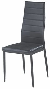 Jedálenská stolička Coleta New - čierna / čierna