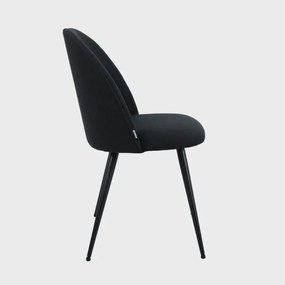Jedálenská stolička LUDI čierna 738180