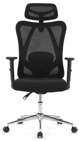 Autronic BONTEC Kancelárska stolička, výškovo nastaviteľná, čierna sieťovina, KA-R216 BK Farba: Čierna