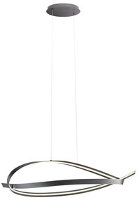 Redo 01-3617 - LED stmievateľný luster na lanku IMPULS LED/38W/230V čierna