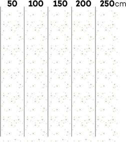 Tapeta biele kvety 280×50 cm