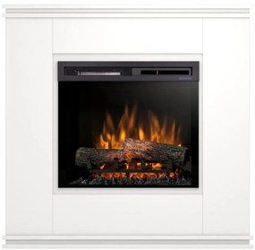 Elektrický krb Vena 23 biely mat