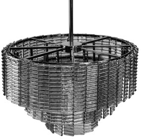 Toolight Toolight, závesné stropné svietidlo 62cm, 8xE14, APP1678-8CP, šedá, OSW-09313