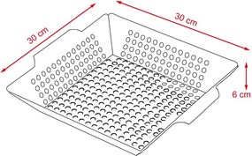 BBQ grilovacia panvica na zeleninu NOVARA