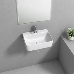 Aqualine Aqualine, MERCY keramické umývadlo 40x30cm, biela, NP422