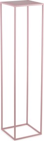 STOJAN NA KVETINÁČ SIMPLE 100X24X24 CM RUŽOVÁ