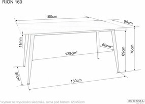 SI Stôl Rion 160