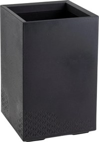 Sada 2 ks květináčů BETONIQUE 40x40/60x40 cm beton černá