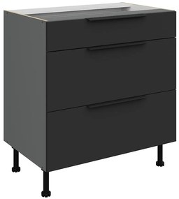 Kuchynská skrinka Aria-Bl/Ant Anti Fingerprint 80d 3s Bb