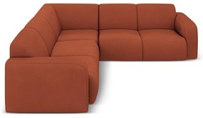 Oranžová rohová pohovka (variabilná/do L) Molino – Micadoni Home