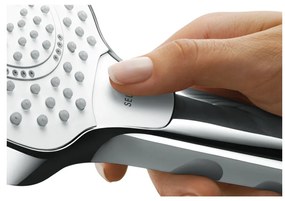 Hansgrohe Croma Select E, ručná sprcha Vario EcoSmart 9 l/min, biela/chrómová, HAN-26813400